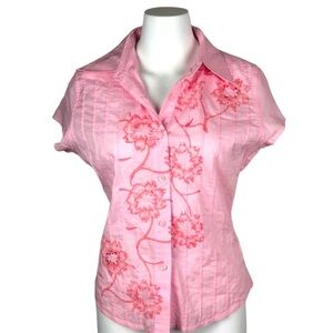 Guess Jeans short sleeve button down shirt…